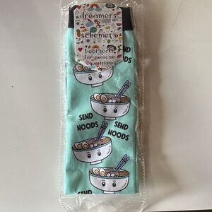 Noodle Bowl Boot Socks - Aqua by dreamers & schemers